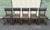 Antique Oak Barley Twist Dining Chairs- Set of 5 For Sale - Image 4 of 12
