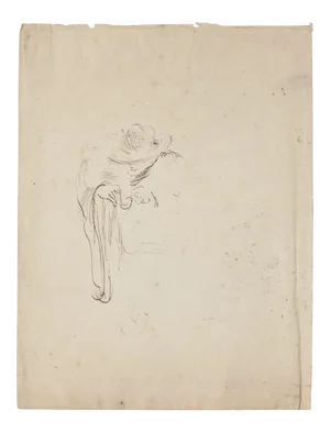 Portrait - Original Drawing In Pen - 1850s 1850s