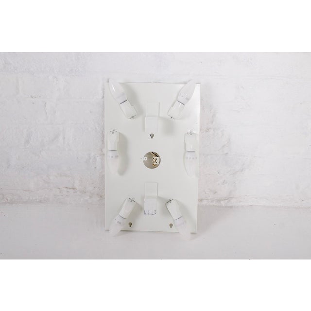 Illuminated Mirror in Amber Acrylic, 1970s For Sale - Image 10 of 11