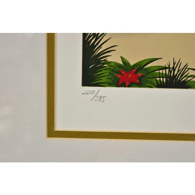 Glass Limited Ed. Signed Fanch (Francois Ledan) Lithograph Atelier De Cezanne Artwork For Sale - Image 7 of 12