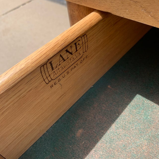 Lane Furniture Lane Copenhagen Drop Leaf Side Table For Sale - Image 4 of 9