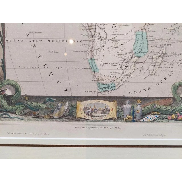 Antique Map of Africa by Levasseur, 1840 For Sale - Image 4 of 7