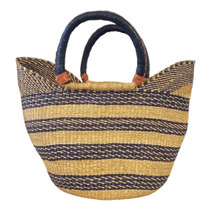 African Ghanian Bolga Basket 19" H by 20" W