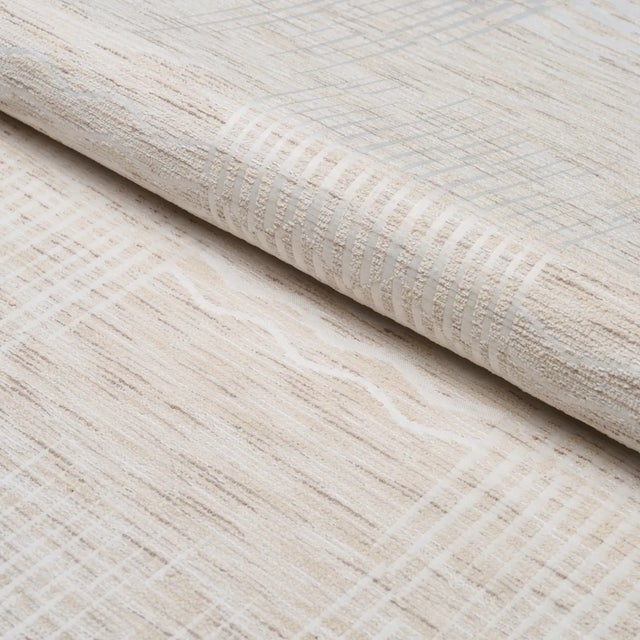 SAMPLE - Schumacher El Dorado Fabric In Pearl For Sale