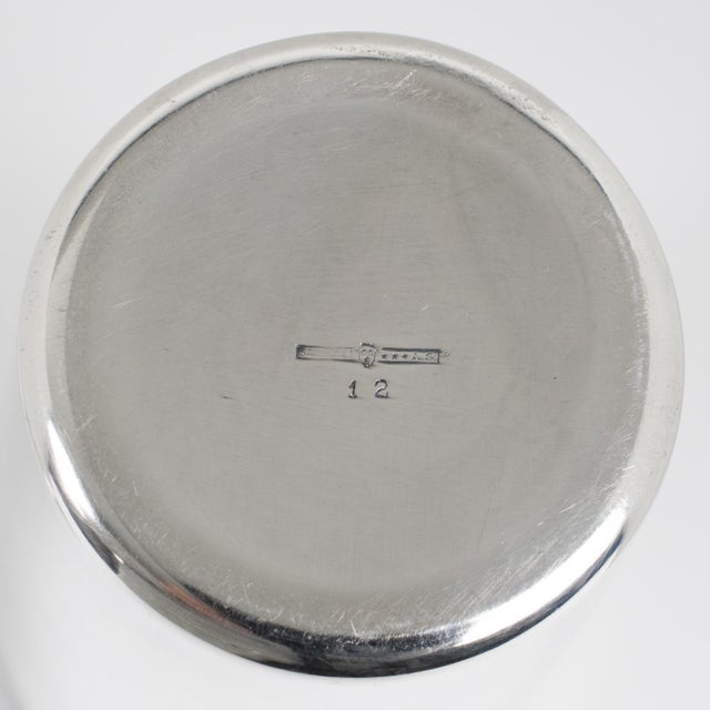 1950s Roberto Sambonet Silver Plate Cocktail Shaker For Sale - Image 9 of 10