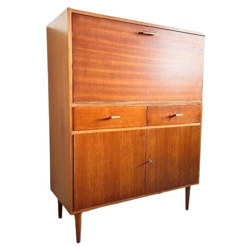 Vintage Danish Secretaire in Teak, 1960s For Sale - Image 9 of 9