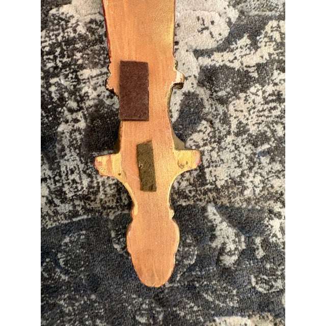 1970’s Egyptian Revival Gilt Wood Wall Decor For Sale - Image 10 of 12
