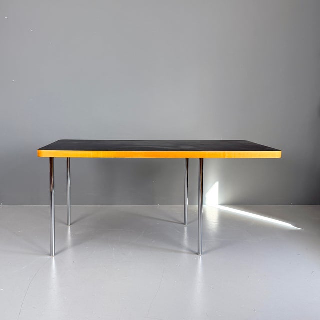 Desk with Frame by Marcel Breuer for Wohnbedarf, 1940s, Set of 2, in Good conditions. Designed 1920 to 1949 I have...