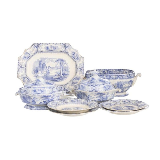 Porcelain Dinner Service, 19th Century, Set of 42 For Sale - Image 6 of 6