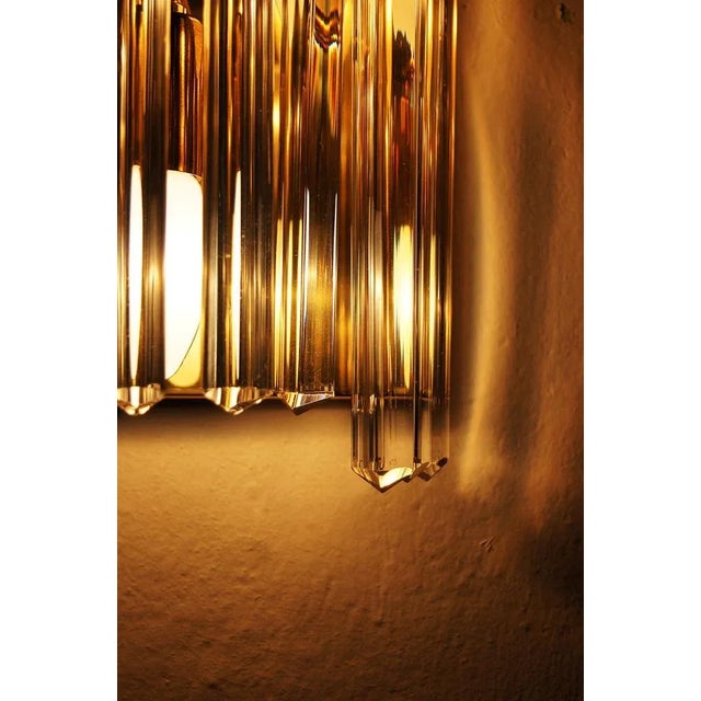 Large Wall Lamps in the style of Venini, Set of 2 For Sale - Image 6 of 7