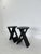 Wood Suzy Stools by Adrian Reed, 1980s, Set of 2 For Sale - Image 7 of 7