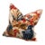 Pair of Custom Pillows Brunswig and Fils Le Lac Iconic Fabric With Down Inserts For Sale