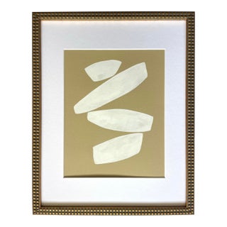 2026 "La Rivolta" Contemporary Abstract Painting on Cotton Paper by Artist r.k. Red For Sale