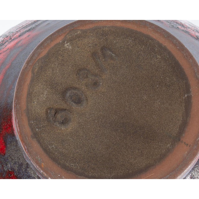 Ceramic Gräflich Ortenburg West German 608/1 Ceramic Vase For Sale - Image 7 of 8