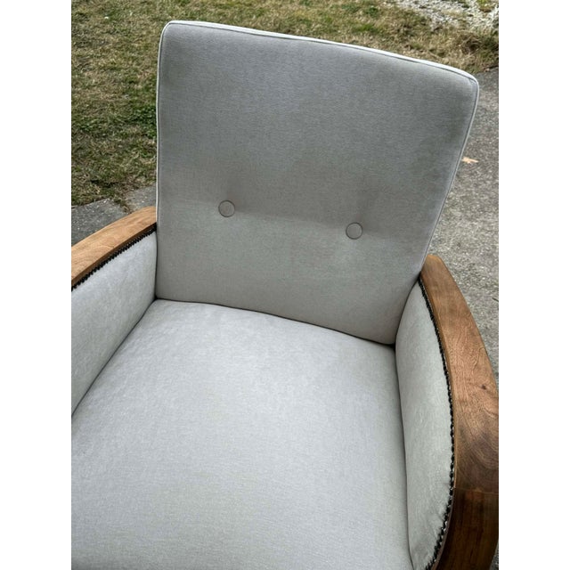 Vintage Art Deco Hungarian Armchair, 1930s For Sale - Image 3 of 9