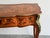 Brown 1940s Louis XV Style Inlaid Writing Desk With Ormolu Mounts & Marquetry Top For Sale - Image 8 of 15