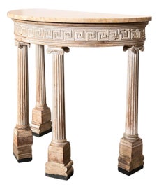 Example of Neoclassical Revival Demi-lune Tables