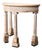 Antique Greek Key Demilune For Sale
