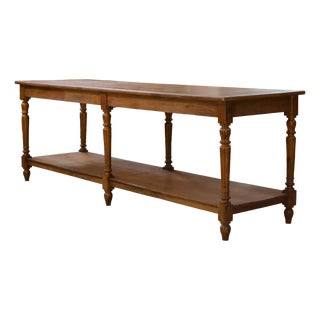 Oak Drapers Table, 1920s For Sale