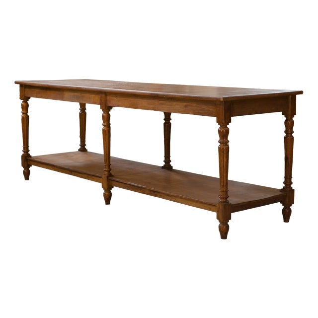 Oak Drapers Table, 1920s For Sale