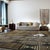 Sumptuous Giselle Brown Hand Knotted Wool Rug, Country of Origin: China. This striking piece presents a masterful study in...