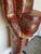 Vintage Buddha Buddhist Carved Wood Burmese Thai Monk Statue For Sale - Image 4 of 11