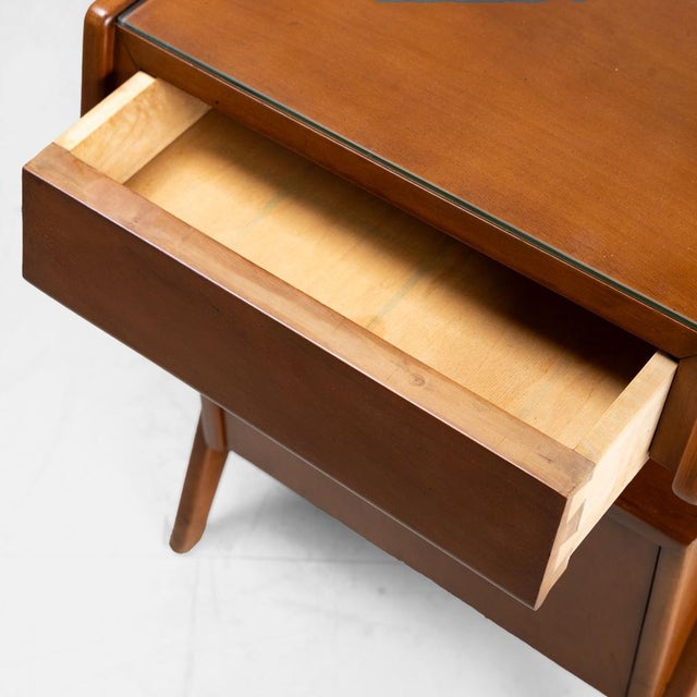 Mid-Century Wooden Nightstand, 1960s For Sale - Image 10 of 12