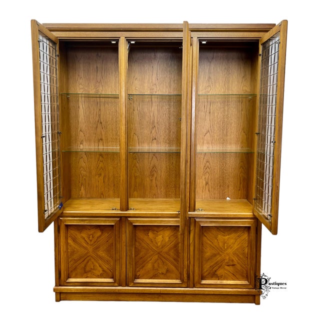 Vintage Mid Century Drexel Compatica Collection Brutalist Style Solid