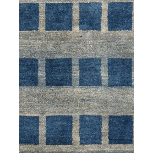 Vintage Hand-Knotted Persian Gabbeh Rug With 3'8" X 5'1" For Sale - Image 4 of 6