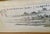 Vintage Chinese Mountain Landscape Ink Wash Painting, Framed Horizontal Scroll Art For Sale - Image 4 of 11