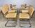 Vintage Set of 6 Marcel Breuer Cesca Style Cane & Tubular Chrome Chairs For Sale - Image 9 of 12
