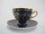 Ceramic 19th Century Carl Knoll Karlsbad Gilt Hand Painted Landscape Porcelain Coffee Cup & Saucer For Sale - Image 7 of 10