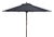 9 Ft Wooden Outdoor Umbrella in Grey For Sale - Image 4 of 4
