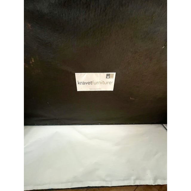Early 21st Century Kravet Duet Banquette With Vertical Channel Back and Dressmaker Skirt For Sale - Image 5 of 5