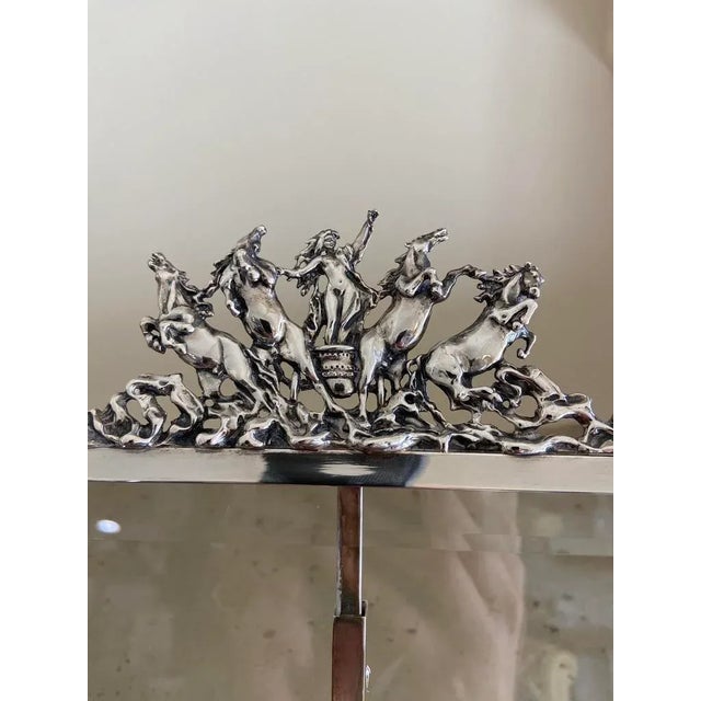 Vintage Ciardini 925 Sterling Silver Glass Picture Frames - Set of 2 For Sale - Image 9 of 14