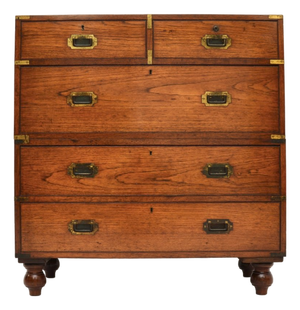 Military Campaign Chest of Drawers, 1840s