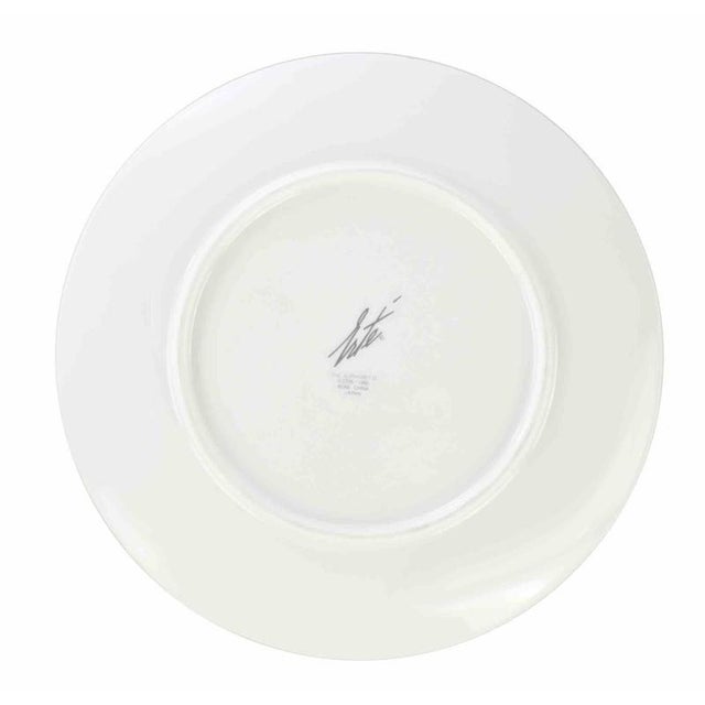 D Plate The Alphabet in Ceramic by Erté, Italy, 1986 For Sale - Image 3 of 5