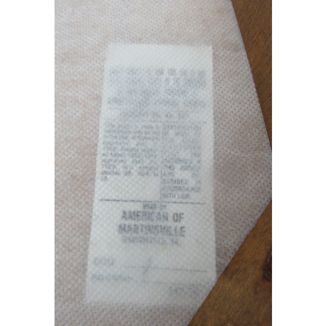 Late 20th Century American of Martinsville Hollywood Regency Faux Bamboo Dining Table and Caned Six Chairs 5833 For Sale - Image 5 of 12