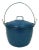 1950s Vintage Blue Enamelware Pot For Sale