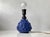 Spiky Blue Ceramic Table Lamp with Troll by Lauritz Hjorth, 1940s For Sale - Image 3 of 13