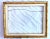Gold Bamboo Giltwood Linen Wood Picture Frame Dimensions: outer frame - 21.75” width x 17.75” height Inner frame- 17.5”...