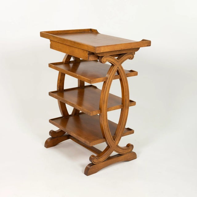 Small-Scale French Fruitwood Four-Tier Étagère Circa 1880 For Sale In San Francisco - Image 6 of 10