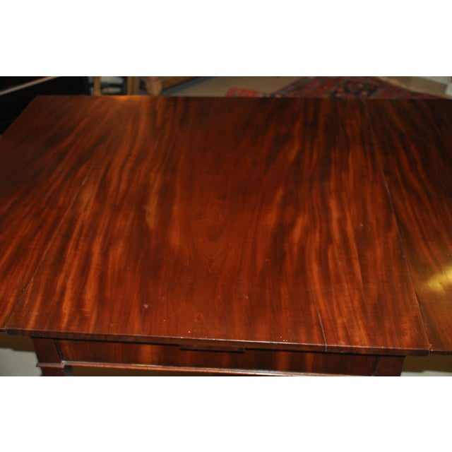 Traditional Antique Mahogany Georgian Style Refectory Dining Table For Sale - Image 3 of 9
