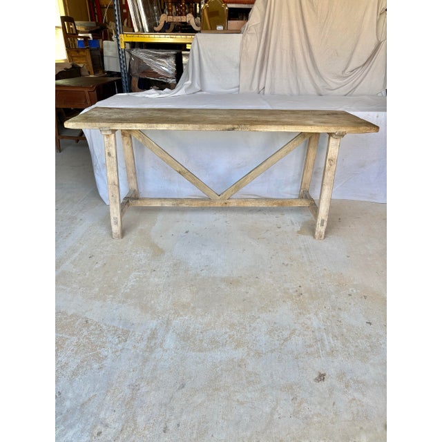 19th Century Spanish Oak Console Table For Sale - Image 11 of 12