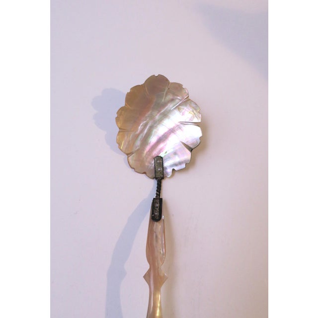 Victorian Mother of Pearl Spoon Caviar, Victorian Period For Sale - Image 3 of 9