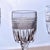 Glass French Crystal Wine Glasses with Diamond Point Cut, 1930, Set of 6 For Sale - Image 7 of 10