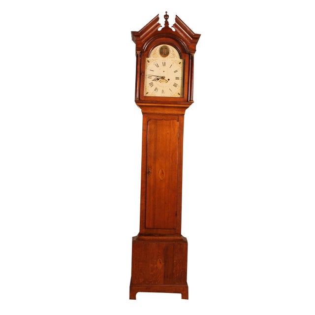 18th Century Longcase Clock from Charles Rowbotham of Leicester For Sale
