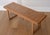 Mid-Century Modern Mid Century Modern Square Pattern Inlay Wood Bench For Sale - Image 3 of 13