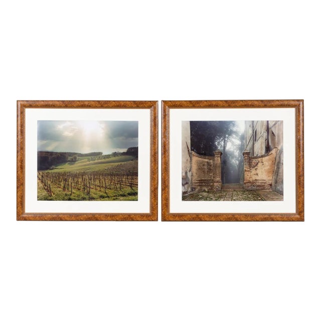 Joel Meyerowitz – Pair of Signed Framed Prints From the Tuscany Series, 2004 For Sale