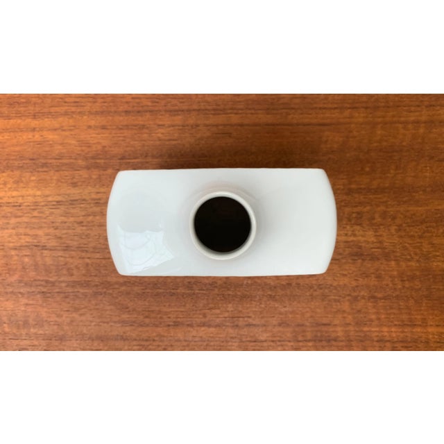 Ceramic Vintage German Minimalist Porcelain Vase from Fürstenberg For Sale - Image 7 of 18